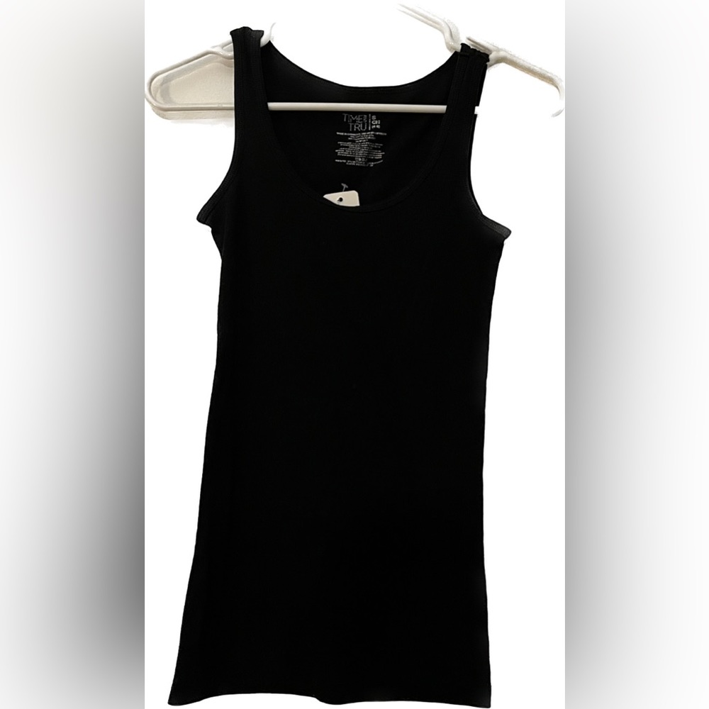 Black tank top